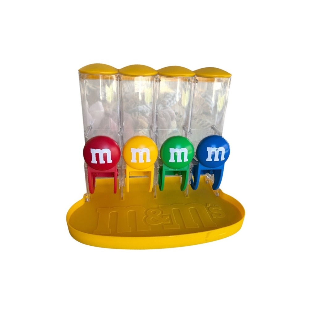 M&M's World 2018 Four Tube Candy Dispenser Mars Retail Group Collectible‎